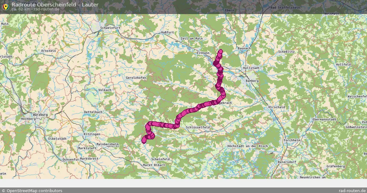 Radtour Oberscheinfeld – Lauter