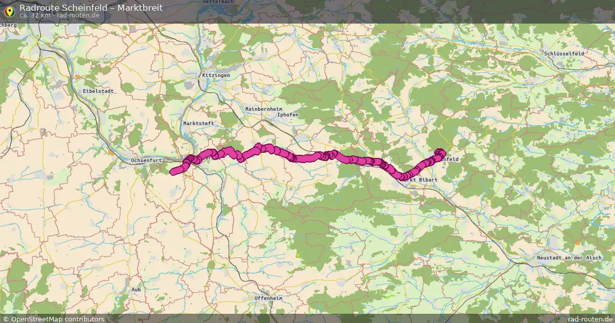 Radtour Scheinfeld – Marktbreit
