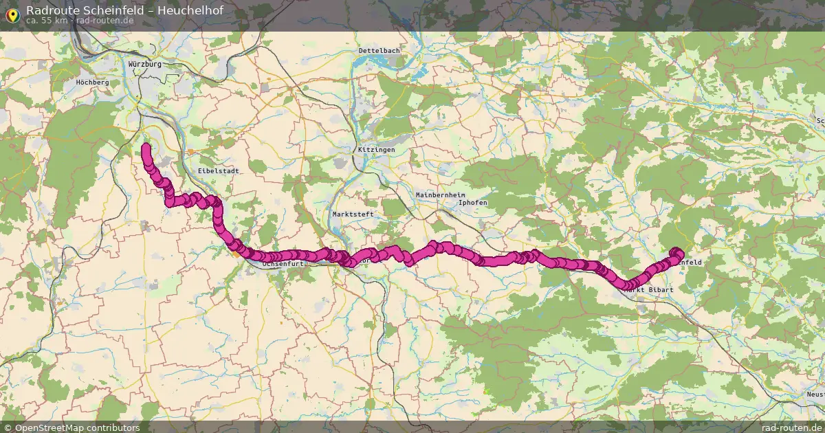 Radtour Scheinfeld – Heuchelhof