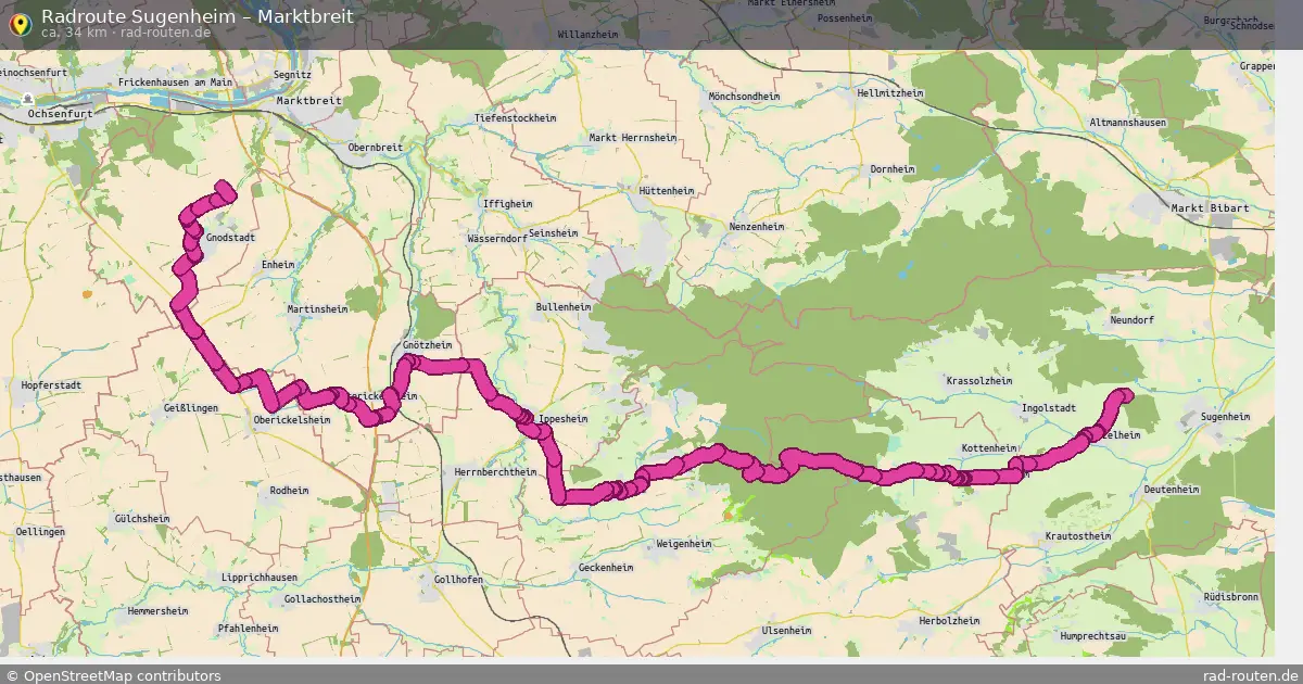 Radtour Sugenheim – Marktbreit