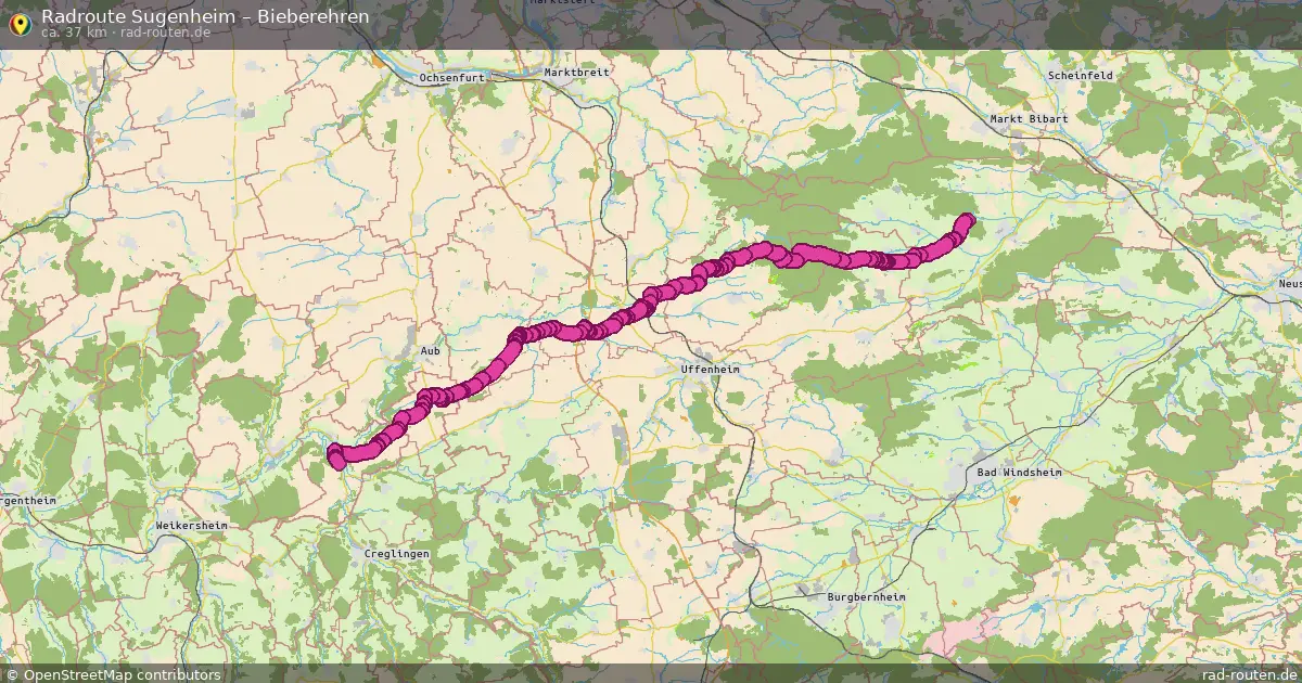 Radtour Sugenheim – Bieberehren