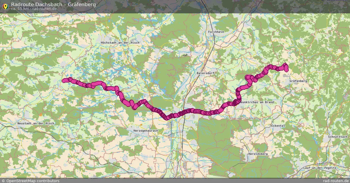 Radtour Dachsbach – Gräfenberg
