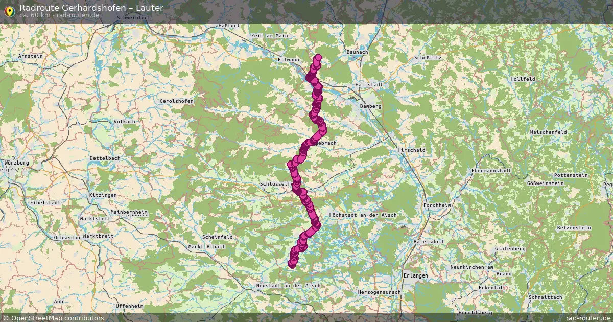 Radtour Gerhardshofen – Lauter