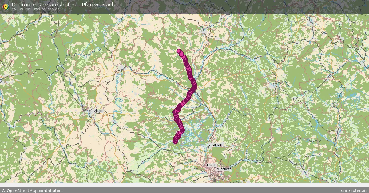 Radtour Gerhardshofen – Pfarrweisach