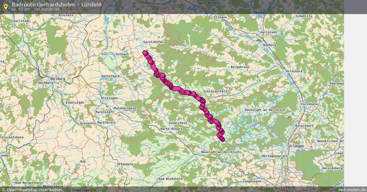 Radtour Gerhardshofen – Lülsfeld
