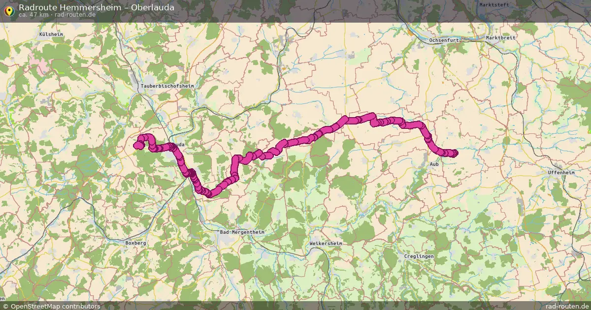 Radtour Hemmersheim – Oberlauda