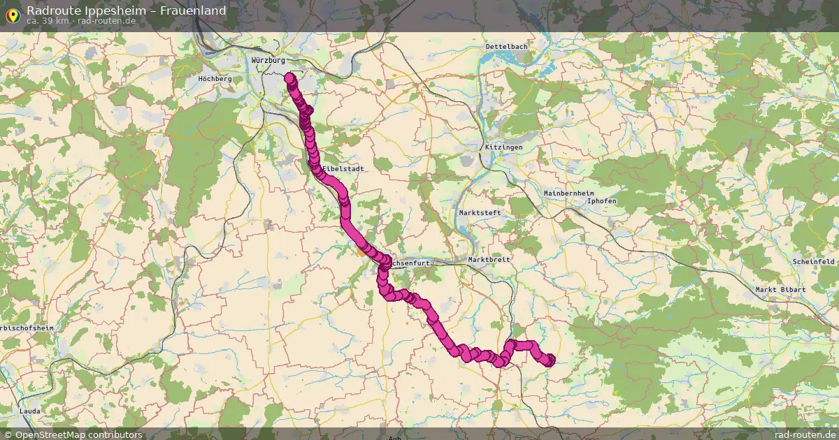 Radtour Ippesheim – Frauenland