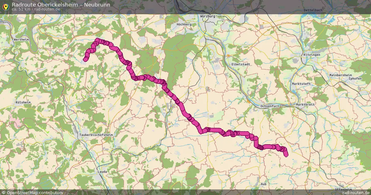 Radtour Oberickelsheim – Neubrunn