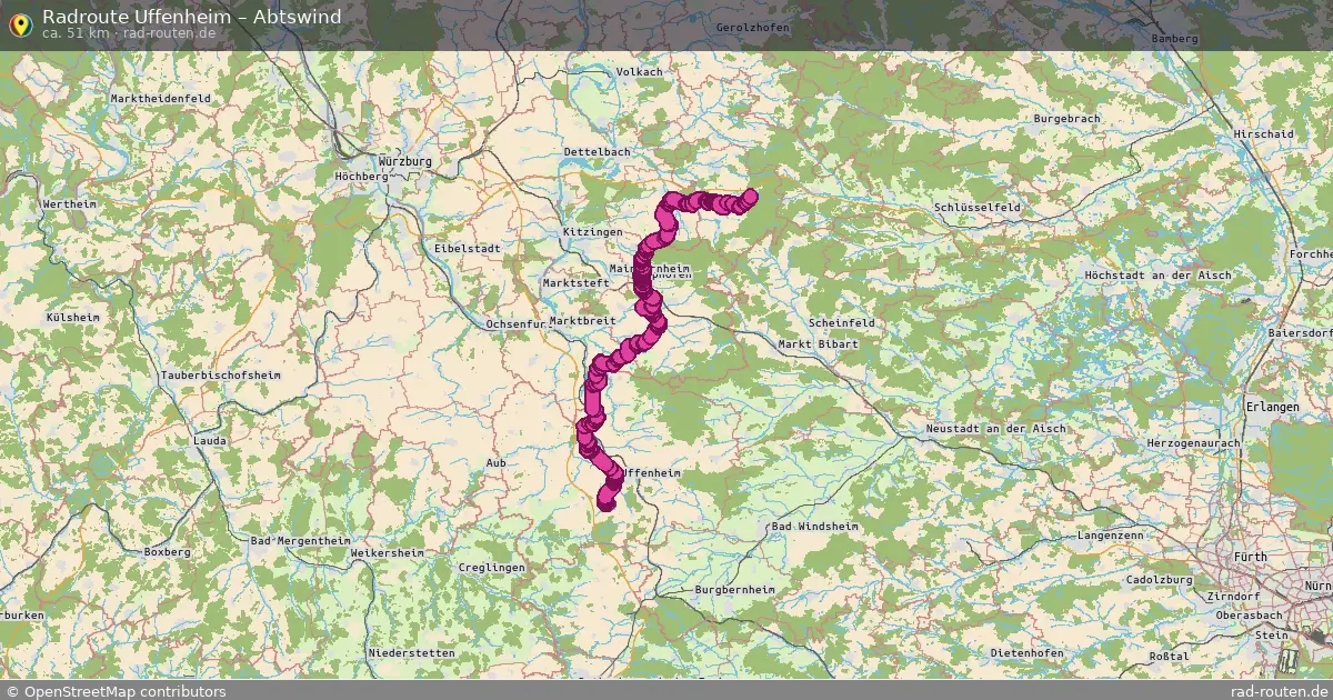 Radtour Uffenheim – Abtswind