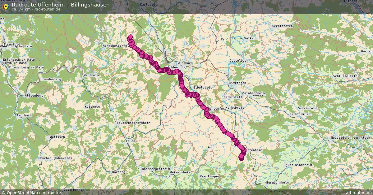 Radtour Uffenheim – Billingshausen