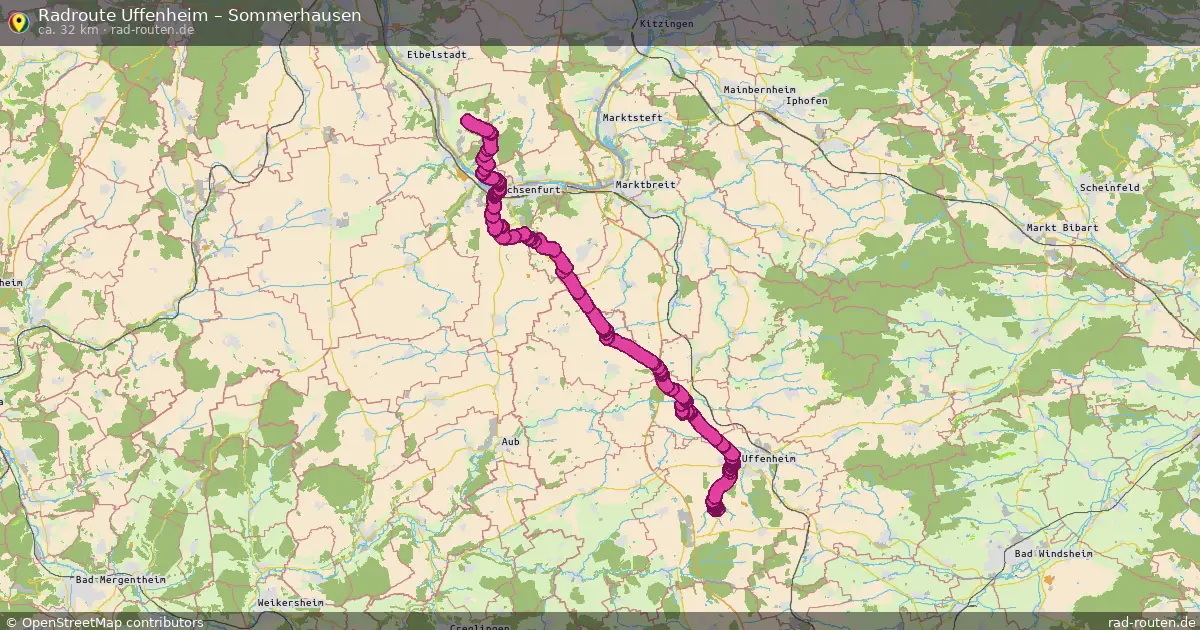 Radtour Uffenheim – Sommerhausen