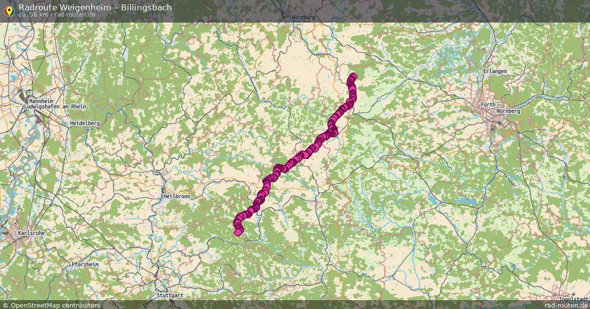 Radtour Weigenheim – Billingsbach