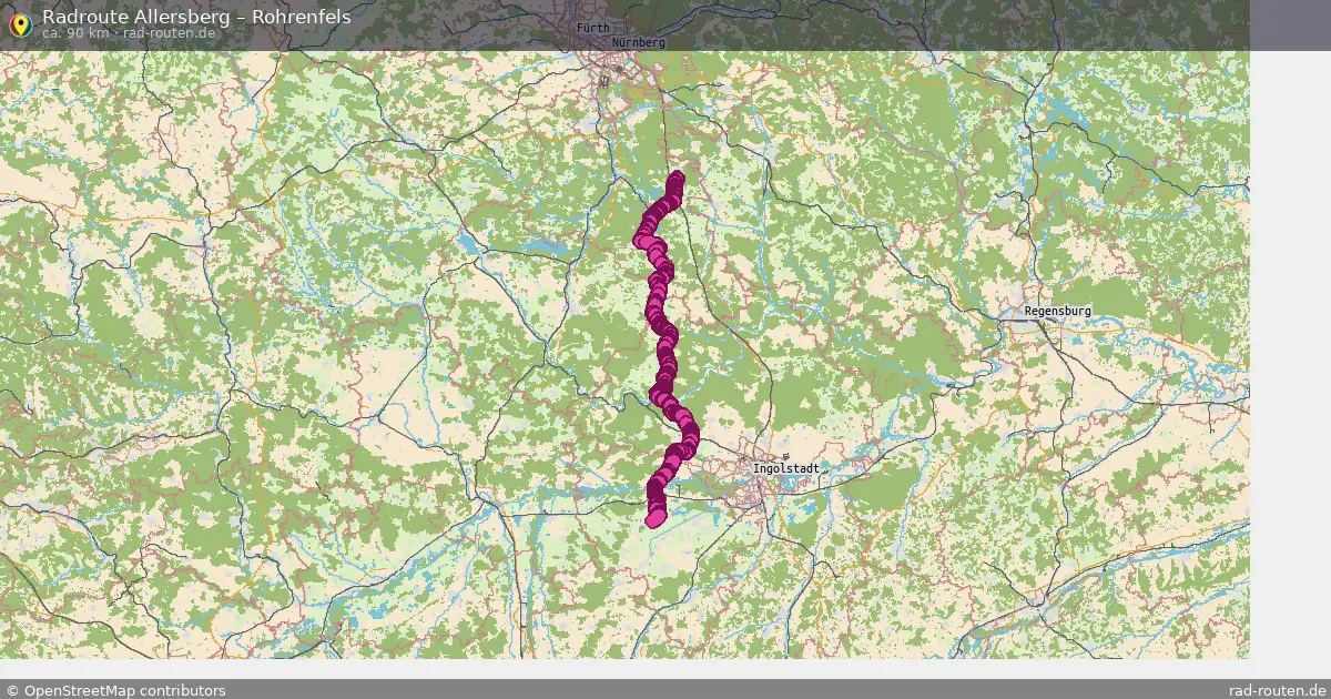 Radtour Allersberg – Rohrenfels