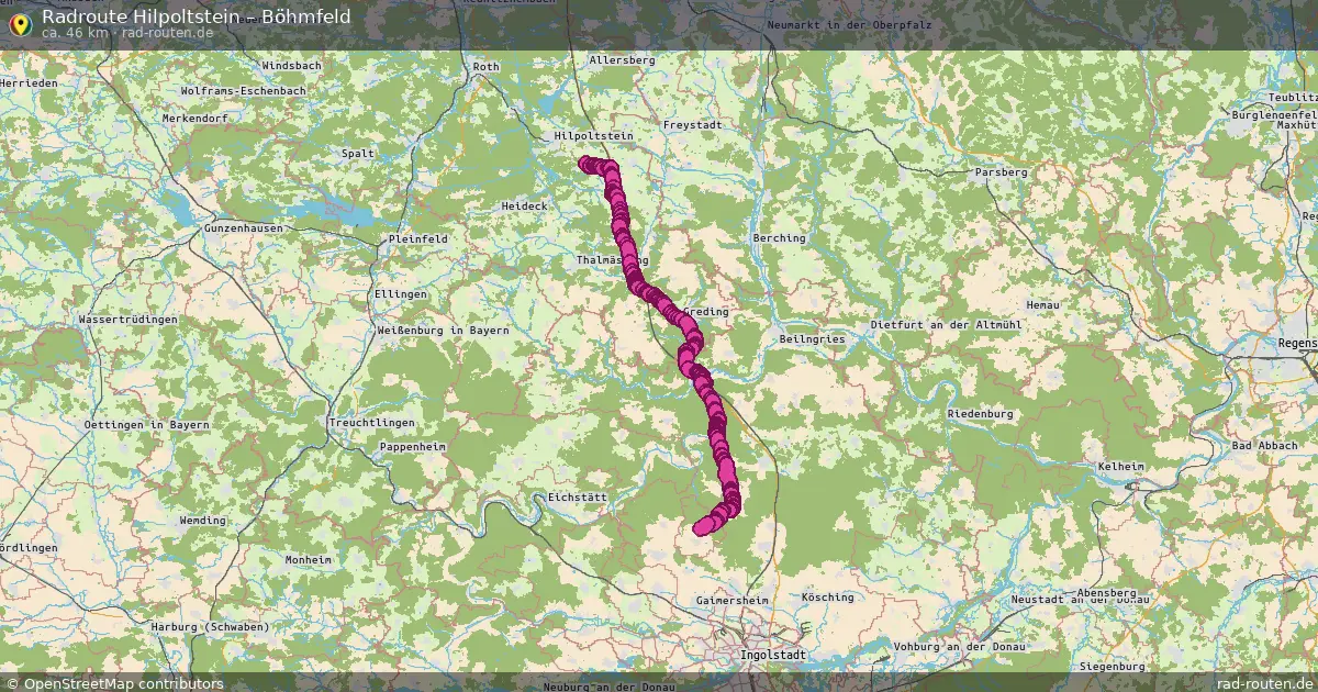 Radtour Hilpoltstein – Böhmfeld