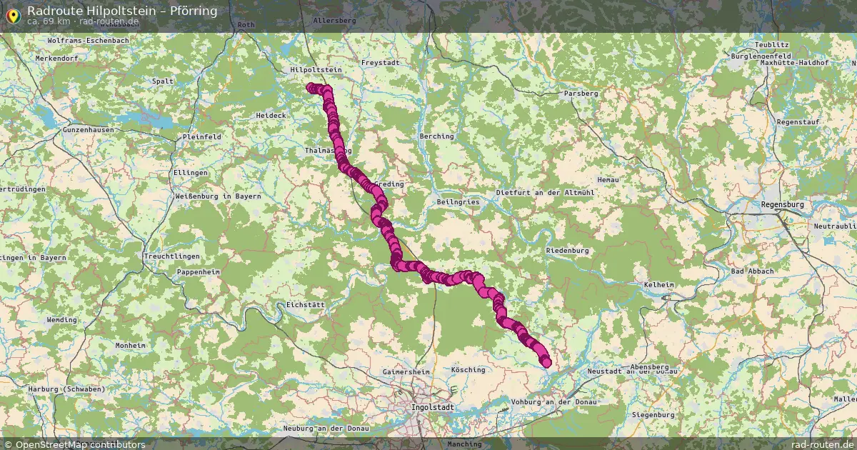 Radtour Hilpoltstein – Pförring