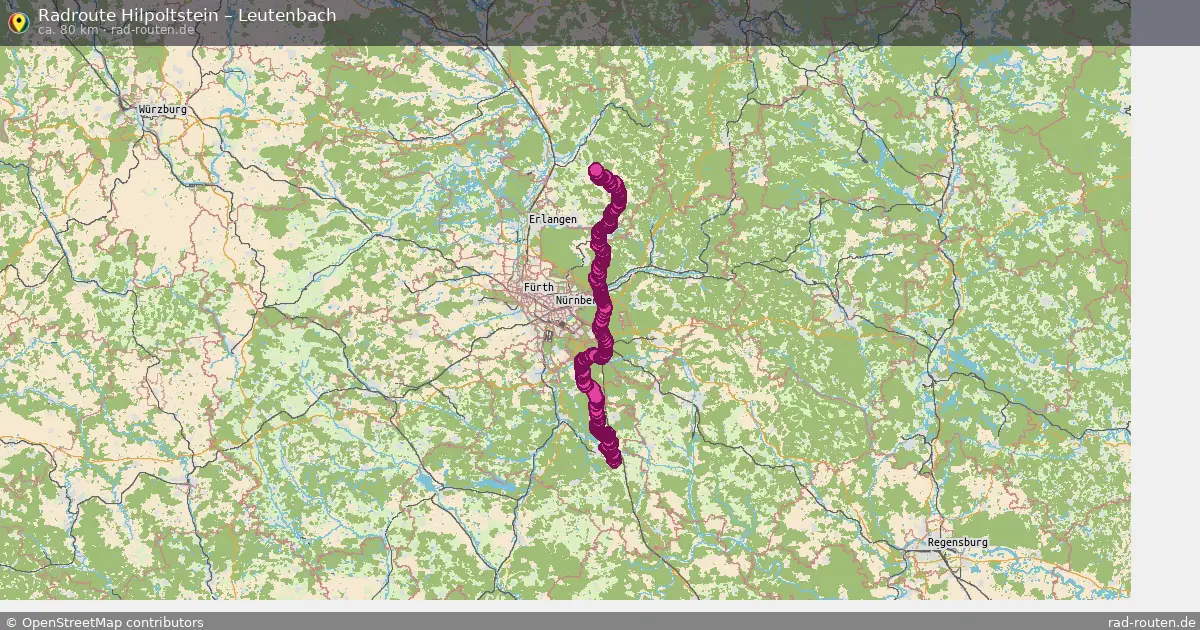 Radtour Hilpoltstein – Leutenbach