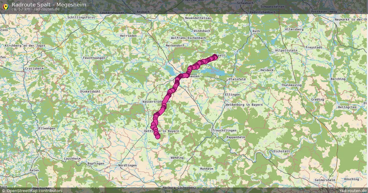 Radtour Spalt – Megesheim
