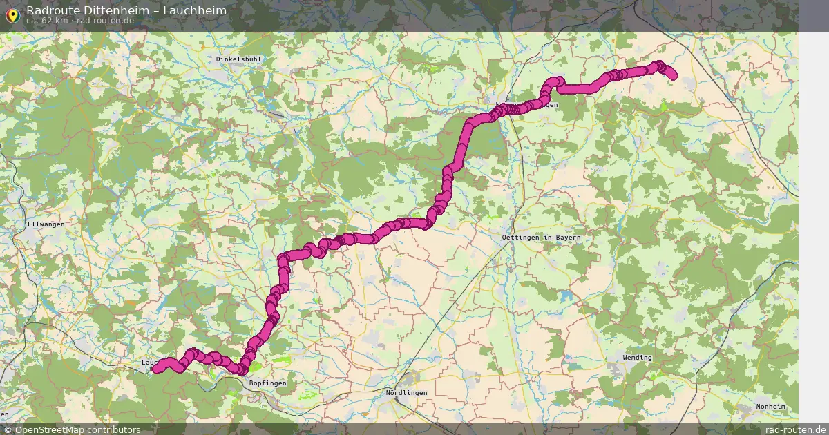 Radtour Dittenheim – Lauchheim