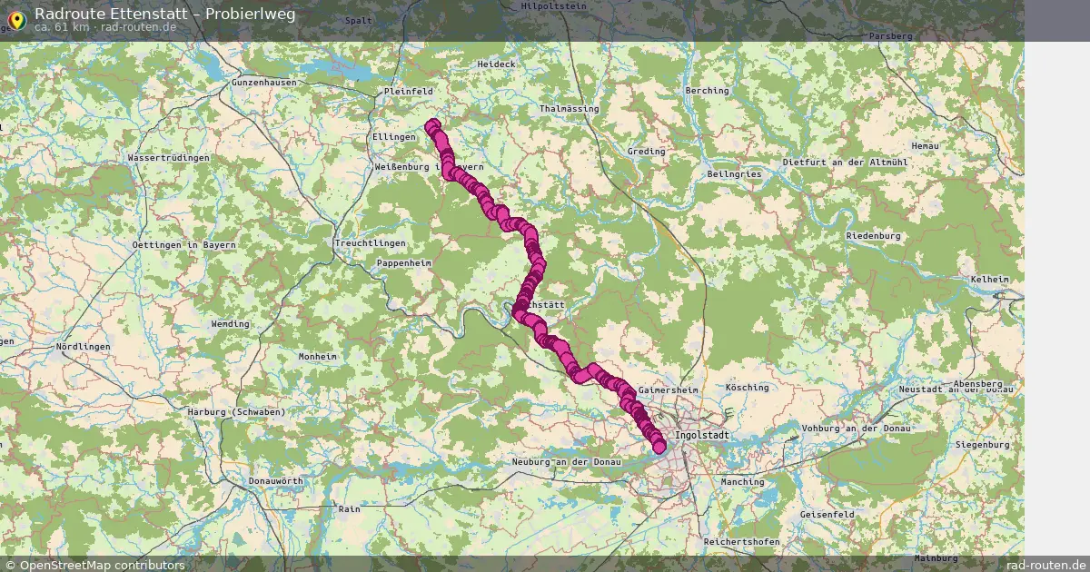 Radtour Ettenstatt – Probierlweg
