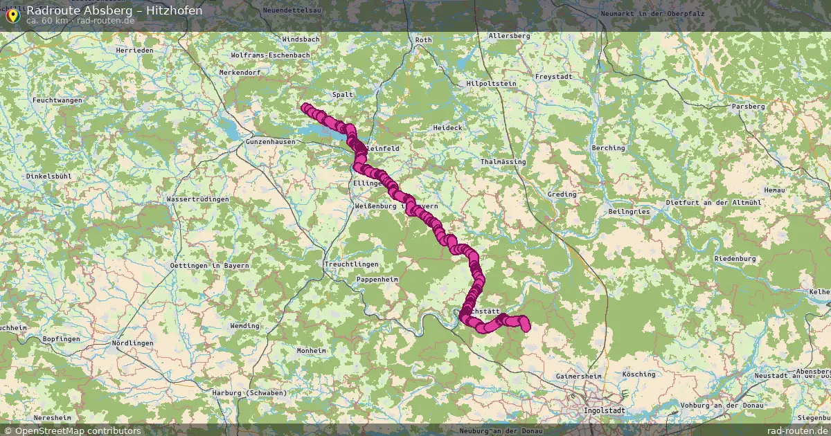 Radtour Absberg – Hitzhofen