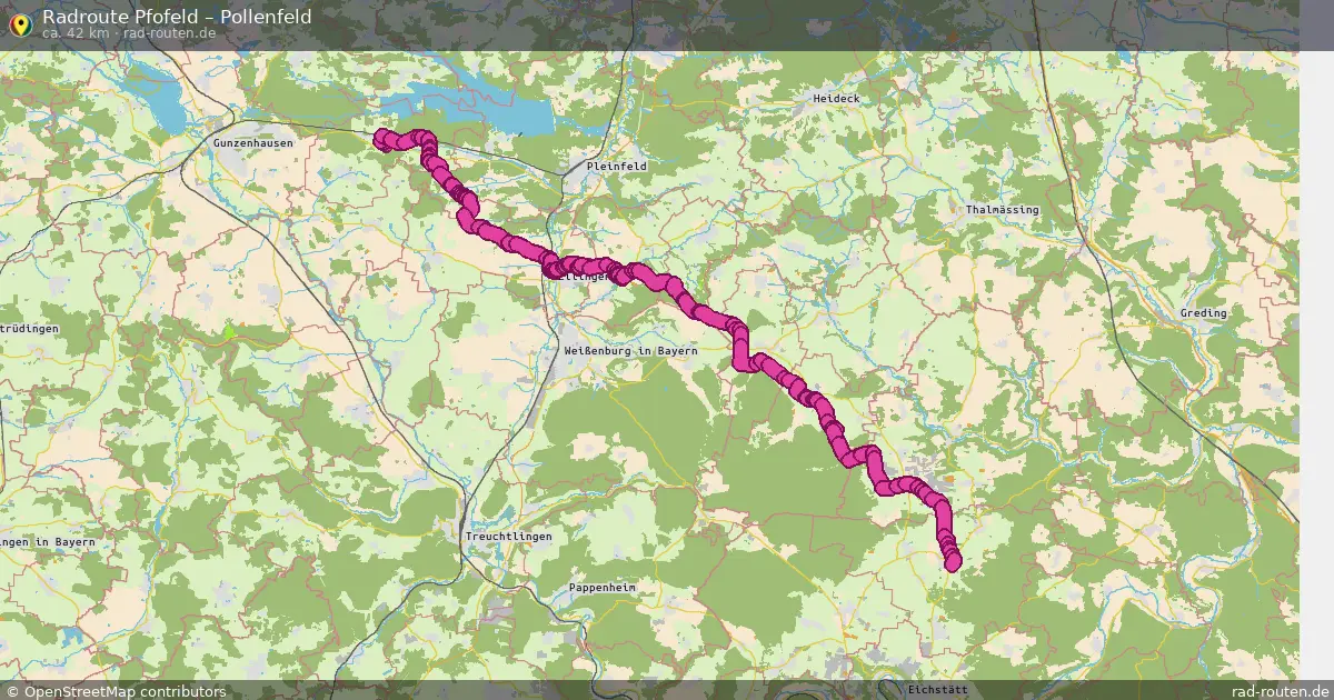 Radtour Pfofeld – Pollenfeld