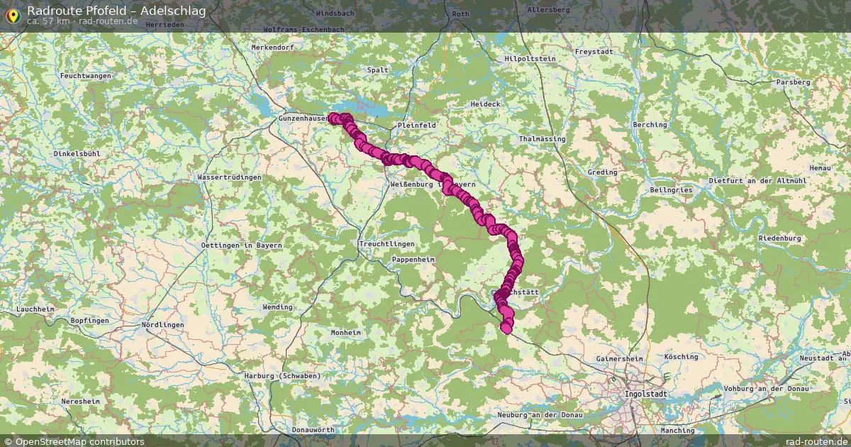 Radtour Pfofeld – Adelschlag