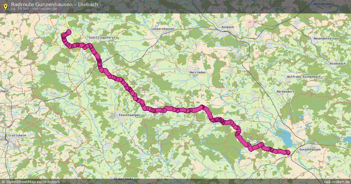 Radtour Gunzenhausen – Diebach