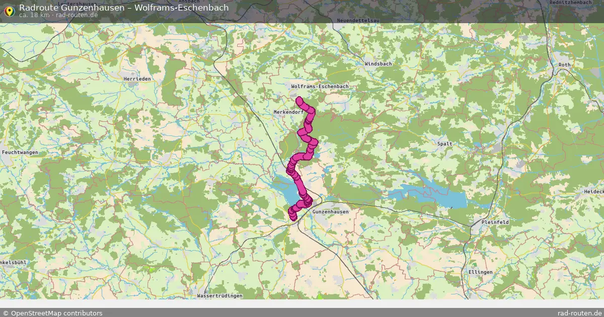 Radtour Gunzenhausen – Wolframs-Eschenbach