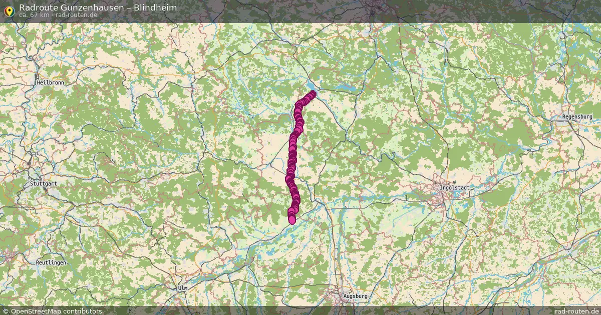Radtour Gunzenhausen – Blindheim