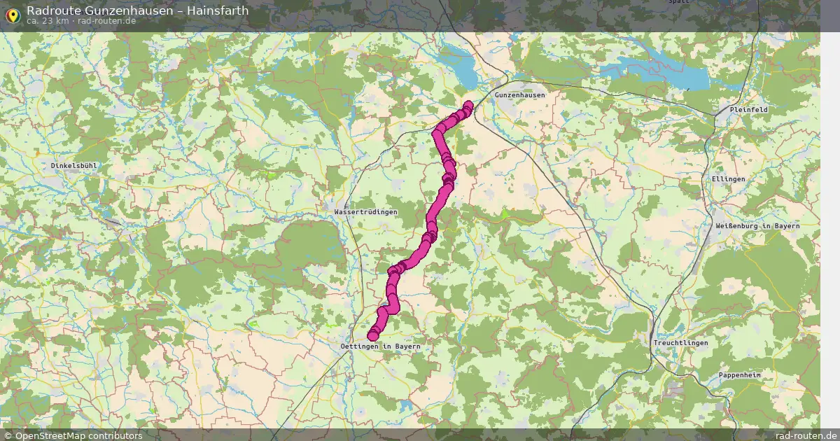 Radtour Gunzenhausen – Hainsfarth