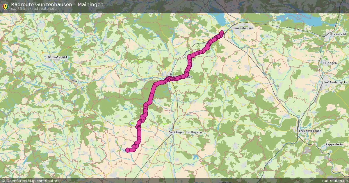 Radtour Gunzenhausen – Maihingen