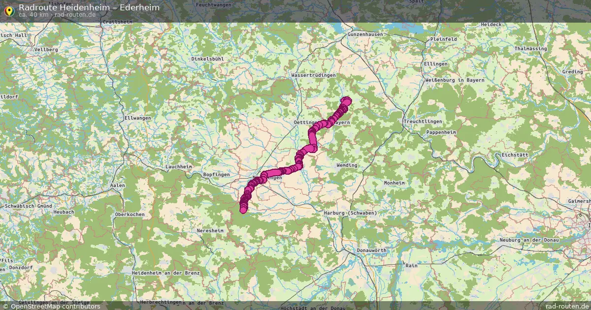 Radtour Heidenheim – Ederheim