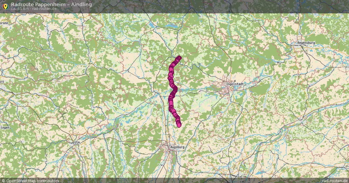 Radtour Pappenheim – Aindling
