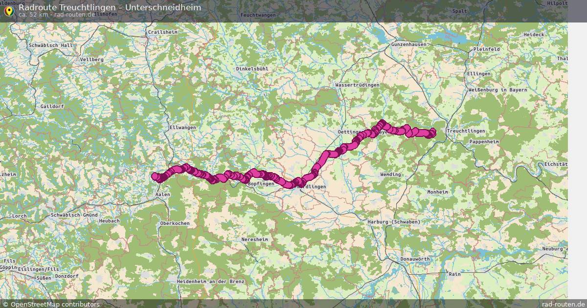 Radtour Treuchtlingen – Unterschneidheim