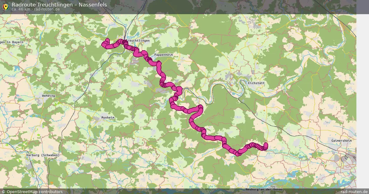 Radtour Treuchtlingen – Nassenfels