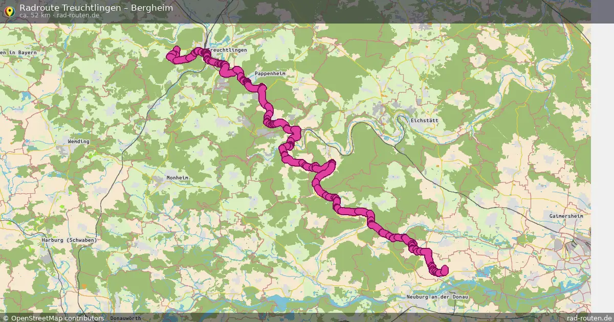 Radtour Treuchtlingen – Bergheim