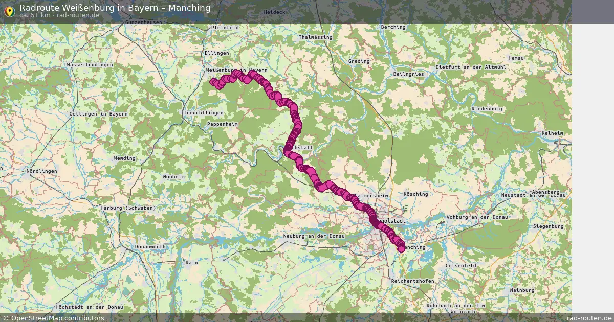 Radtour Weißenburg In Bayern – Manching
