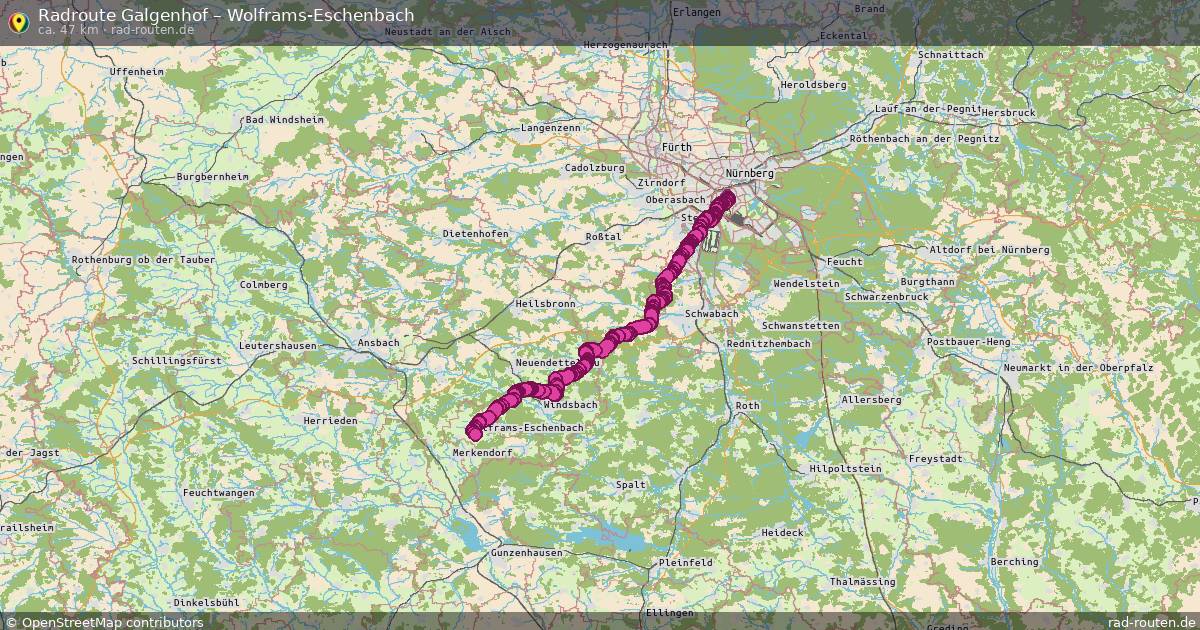 Radtour Galgenhof – Wolframs-Eschenbach