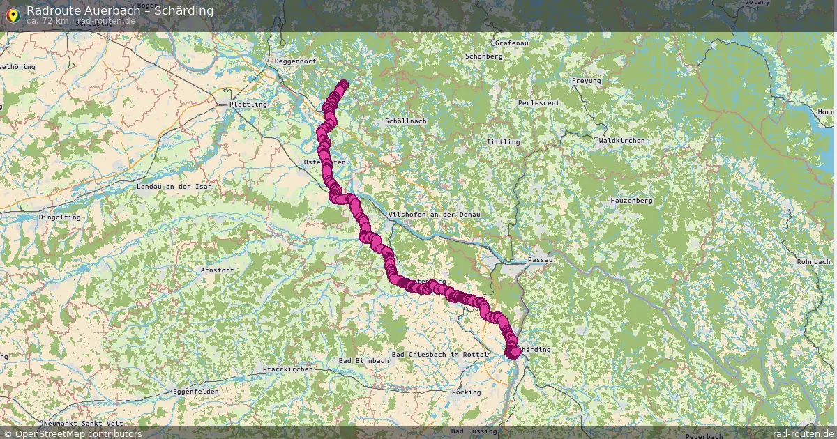 Radtour Auerbach – Schärding