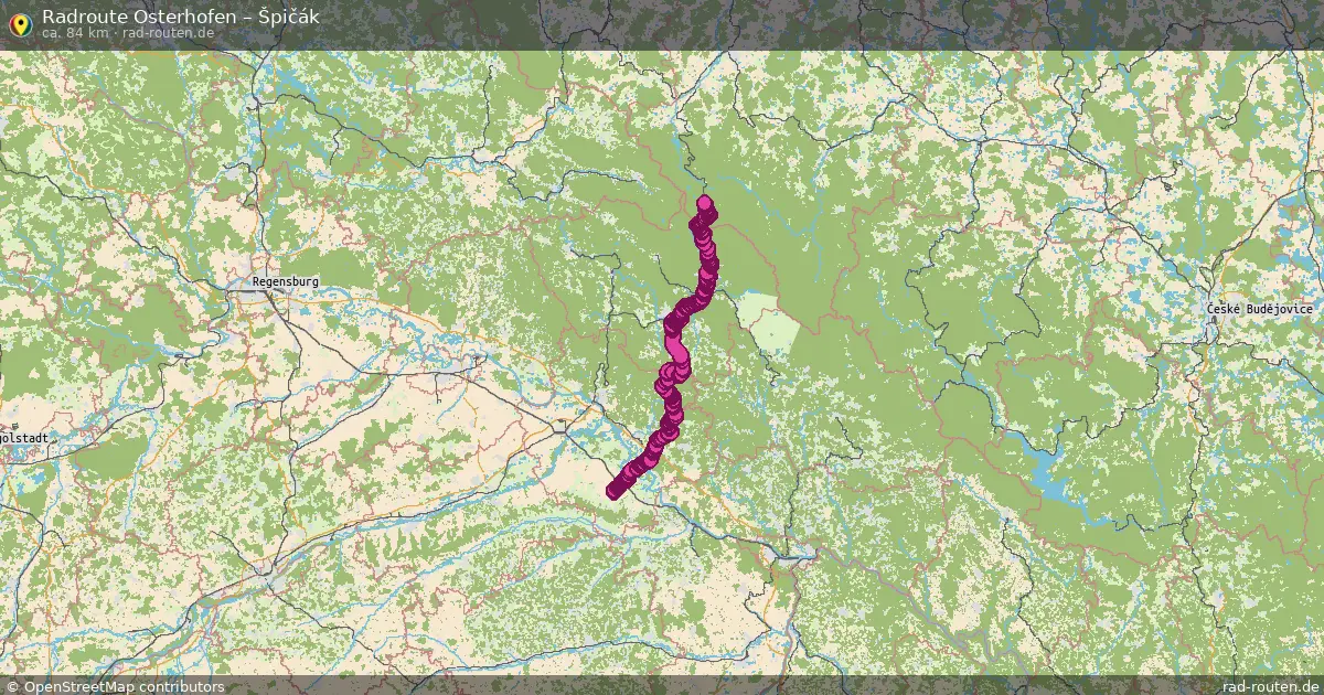 Radtour Osterhofen – Špičák