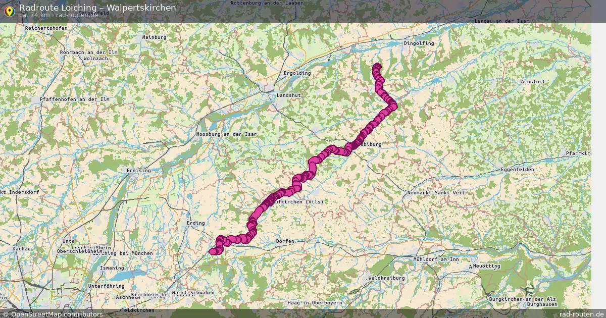 Radtour Loiching – Walpertskirchen