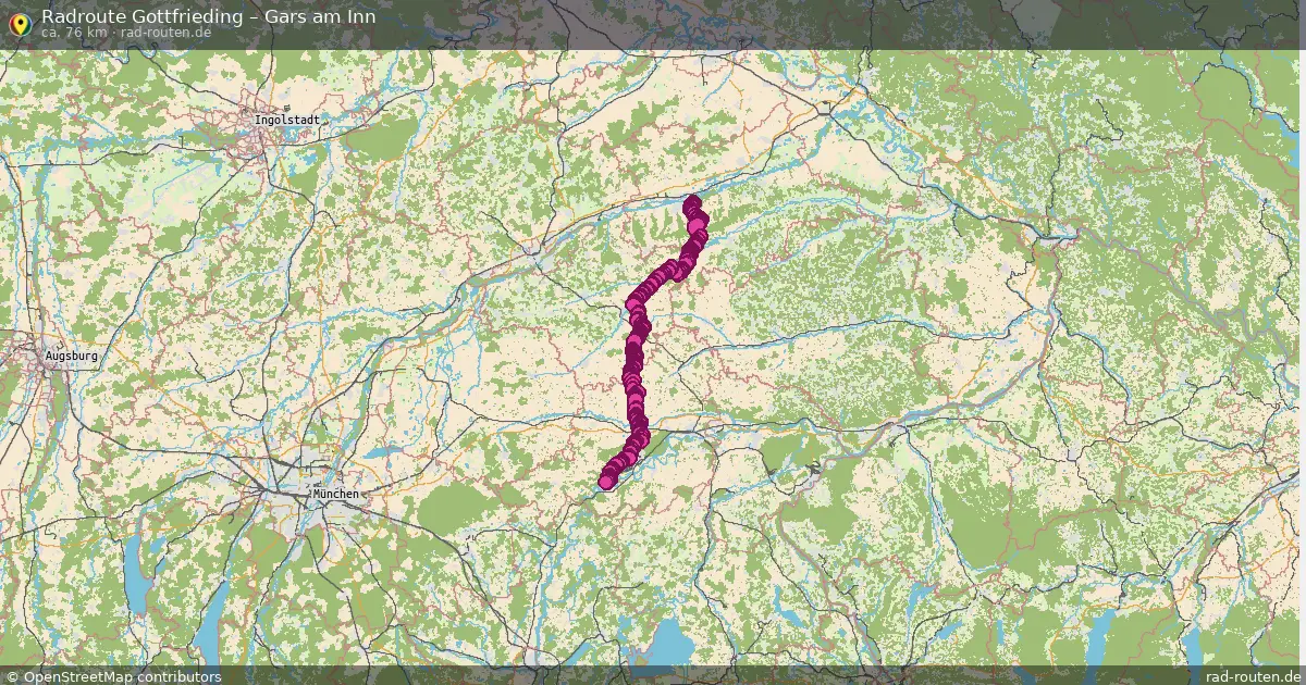 Radtour Gottfrieding – Gars Am Inn