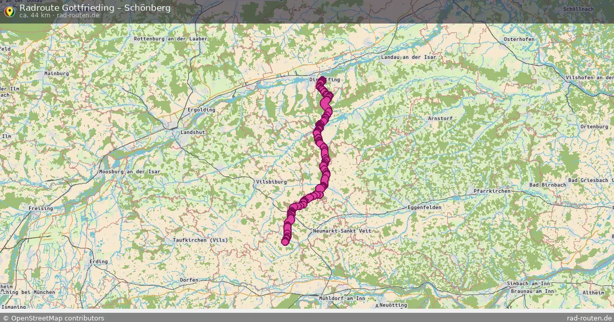 Radtour Gottfrieding – Schönberg