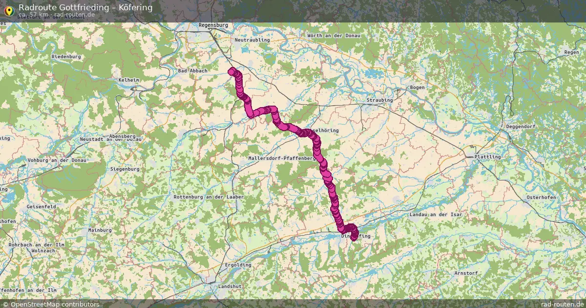 Radtour Gottfrieding – Köfering