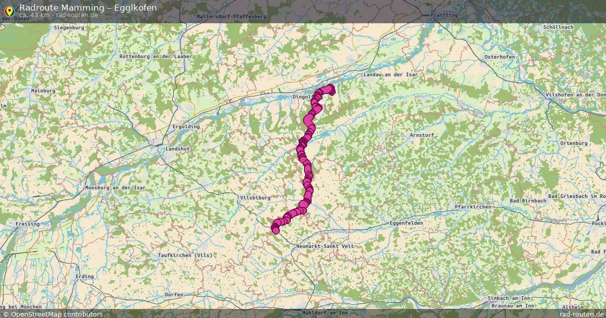 Radtour Mamming – Egglkofen