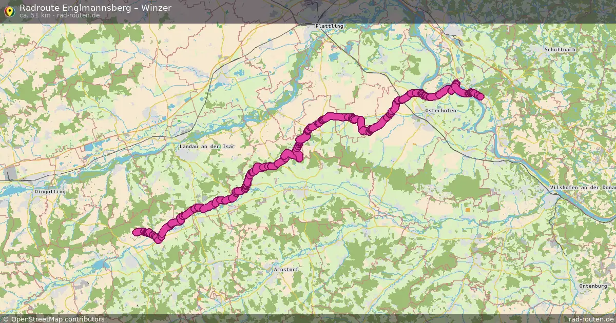 Radtour Englmannsberg – Winzer