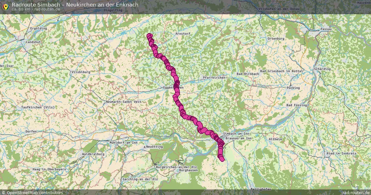 Radtour Simbach – Neukirchen An Der Enknach