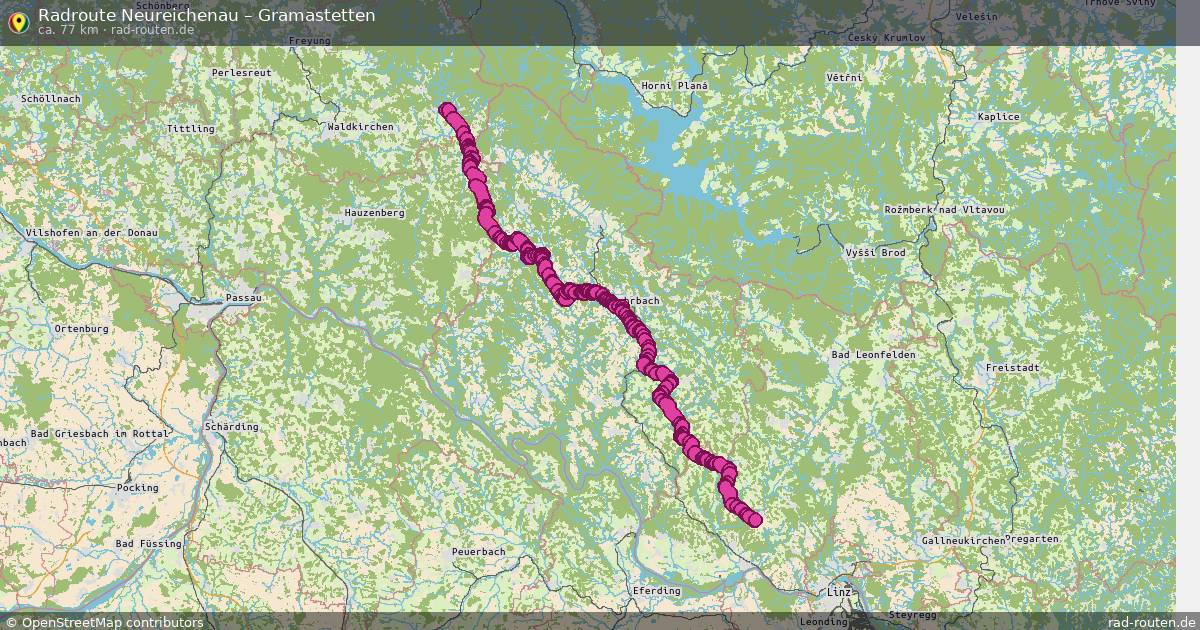 Fahrradroute Neureichenau – Gramastetten