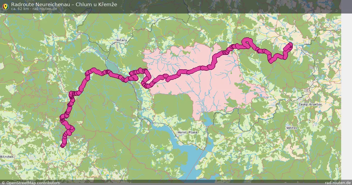 Radtour Neureichenau – Chlum U Křemže