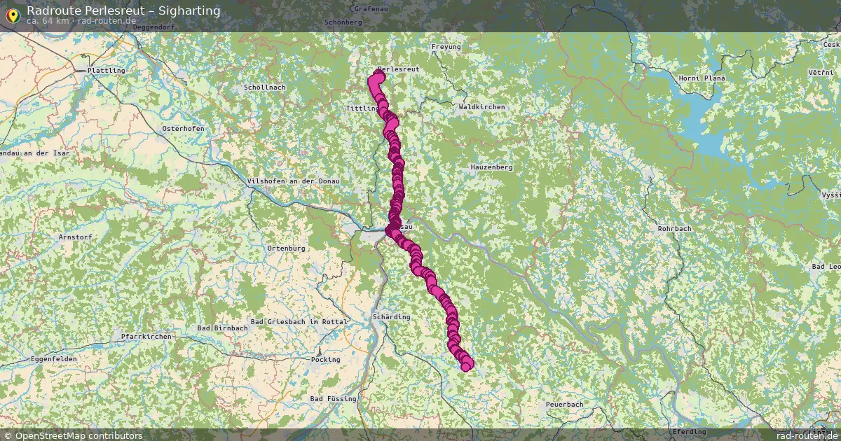 Radtour Perlesreut – Sigharting